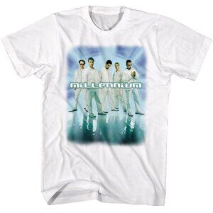 New Backstreet Boys Millennium White Adult T Shirt